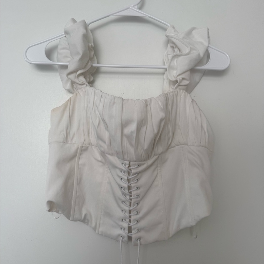 Princess Polly White Corset Top